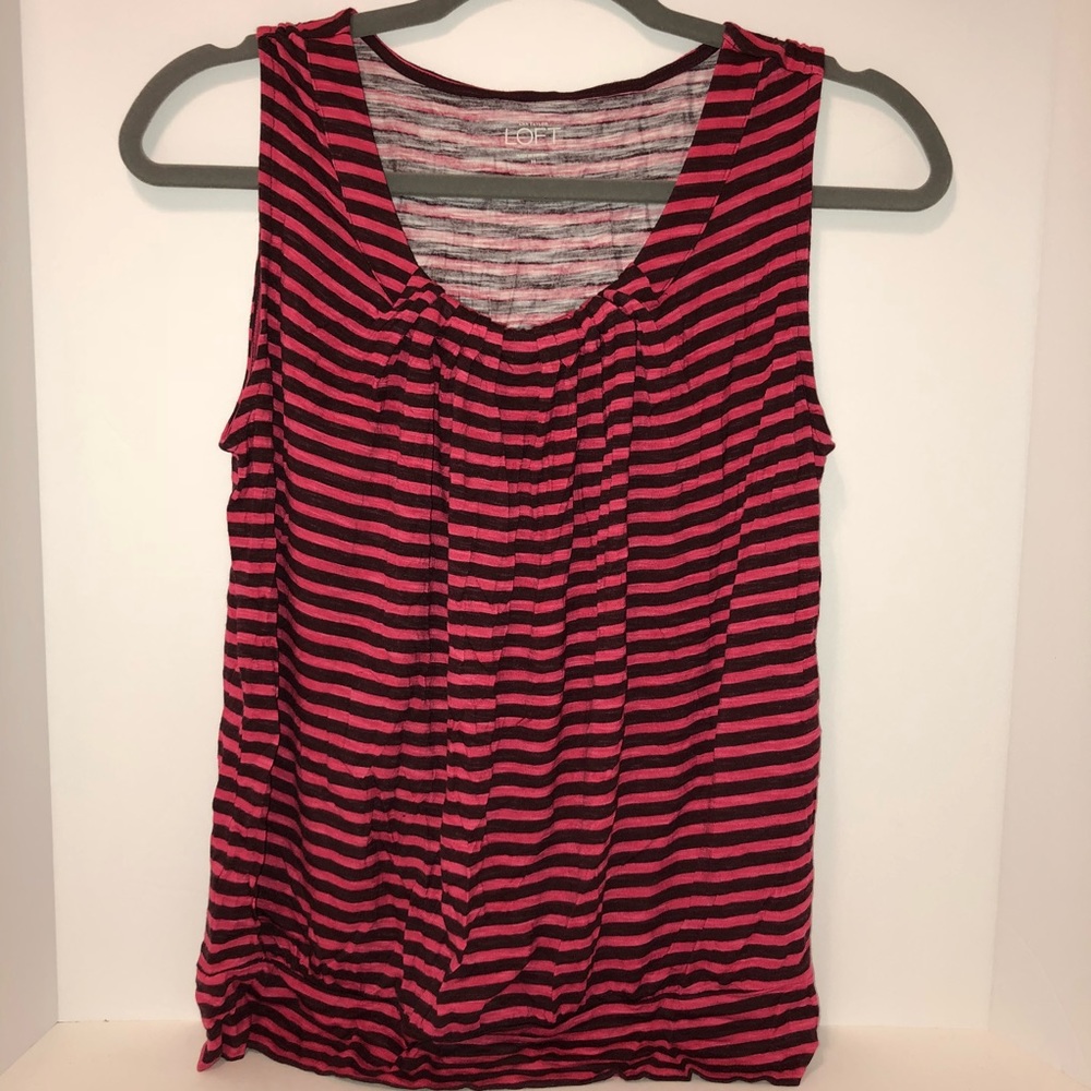 LOFT Pink/Merlot Tank